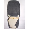 Citroën 2CV Original seat cover set for front R seat in blue denim leatherette (2 round angles) Citroën 2CV