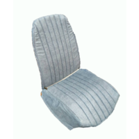 thumb-Original seat cover set for front R seat in blue denim leatherette (2 round angles) Citroën 2CV-7