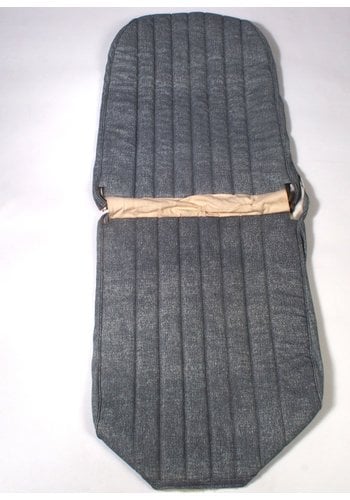  Citroën 2CV Original Sitzbezug Vordersitz links blau denim Kunstleder (Rückenlehne mit 2 abgerundeten Ecken) Dyane Citroën 2CV 