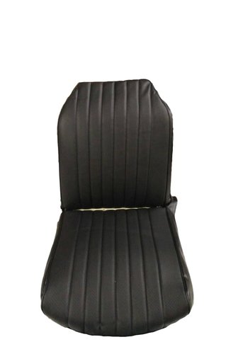  2CV Original seat cover set for front R seat in black leatherette (2 round angles) Citroën 2CV 