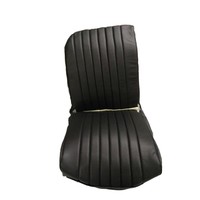 thumb-Original seat cover set for front R seat in black leatherette (1 round angle) Dyane Citroën 2CV-1