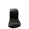 2CV Original seat cover set for front L seat in black leatherette (1 round angle) Dyane Citroën 2CV