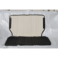 thumb-Original seat cover set for rear bench in black leatherette Dyane Citroën 2CV-2