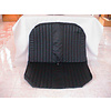 2CV Original seat cover set for rear bench with closed sides in black leatherette Dyane Citroën 2CV