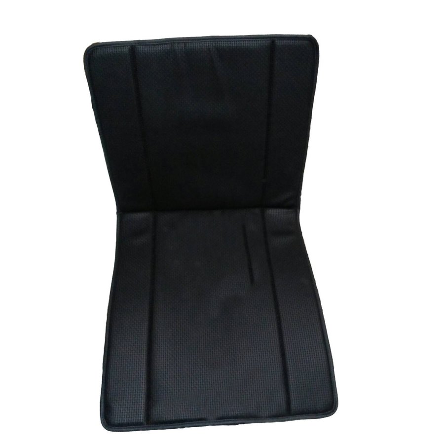 Original seat cover set for front seat in black leatherette years '50 '60 Citroën 2CV-1