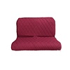 2CV Original seat cover set for rear bench in red cloth Charleston Citroën 2CV