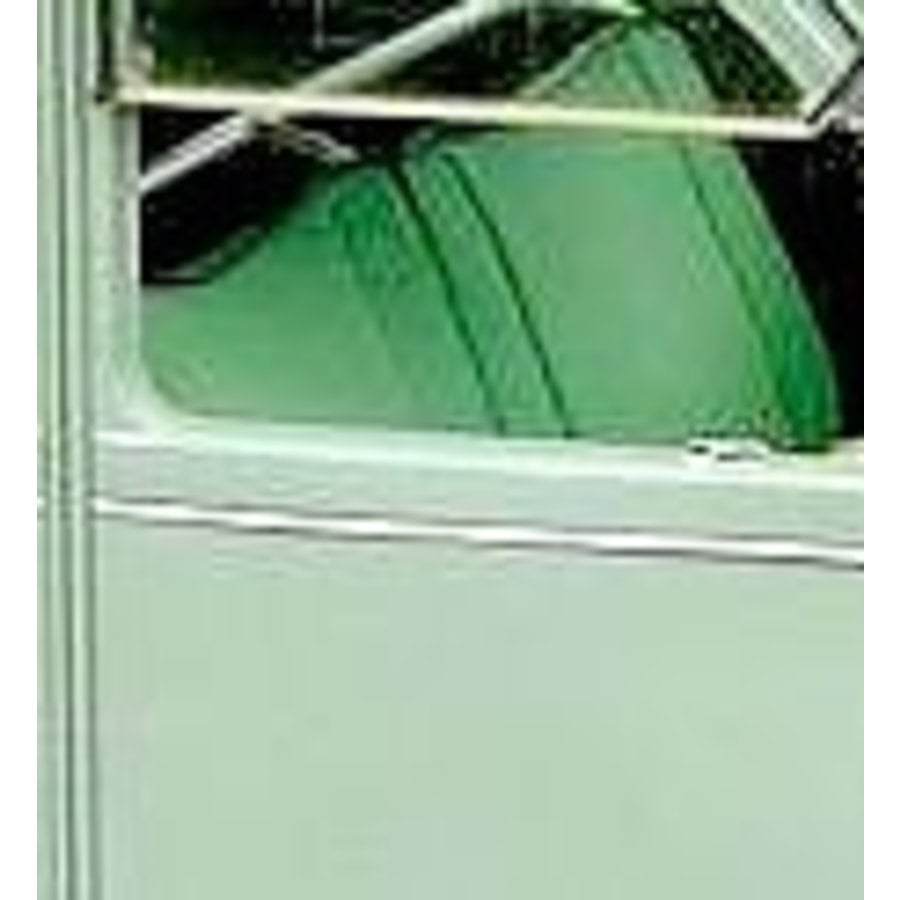 Housse d'origine pour siège en étoffe vert raillée (bayadère)(Copie éxacte de l' étoffe d' origine!) années '50 '60 Citroën 2CV-2
