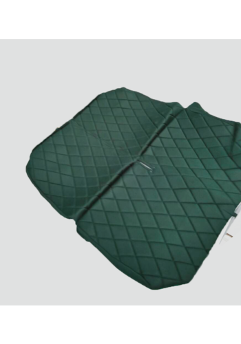  Citroën 2CV Original seat cover set for rear bench in green cloth Charleston Citroën 2CV 