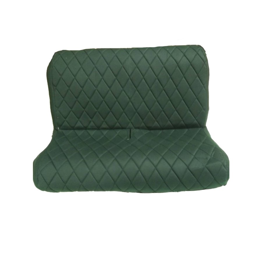 Originele hoes set achterbank groene stof Charleston Citroën 2CV-4
