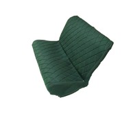 thumb-Original seat cover set for rear bench in green cloth Charleston Citroën 2CV-5