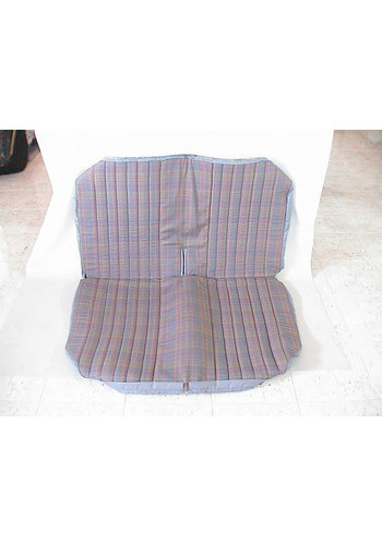  2CV Original seat cover set for rear bench gray cloth used in last produced Citroën 2CV 