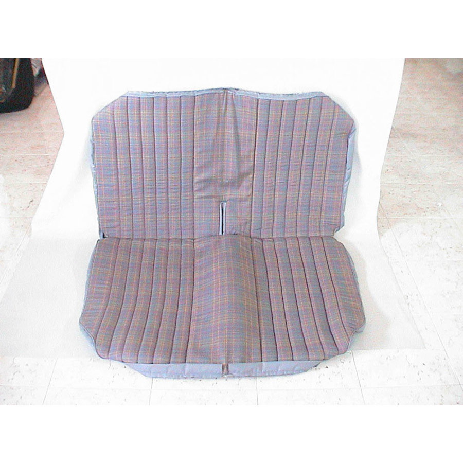 Original seat cover set for rear bench gray cloth used in last produced Citroën 2CV-1