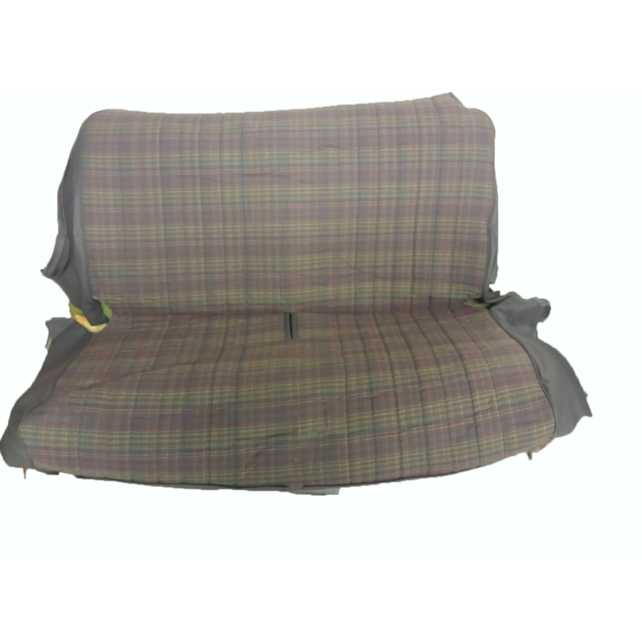 Original seat cover set for rear bench gray cloth used in last produced Citroën 2CV-5