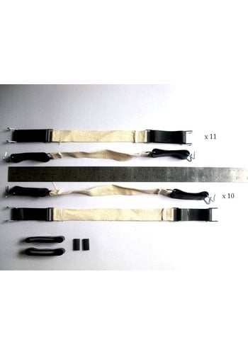  Citroën 2CV Spannbänder-Set [21] für Sitzrestauration 1949-1954 Citroën 2CV 