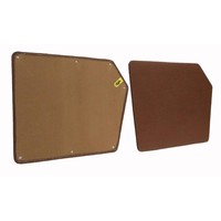 thumb-Jeu de 4 panneaux de porte en simili marron (modèle sans partie supérieure en plastique dur) pour 2 CV Citroën 2CV-6