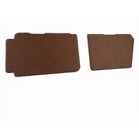 thumb-Set of 4 door panels in brown leatherette (with plastic upper part) Citroën 2CV-5