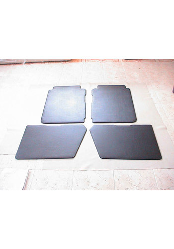  Citroën 2CV Set of 4 door panels in black leatherette (with plastic upper part) Citroën 2CV 