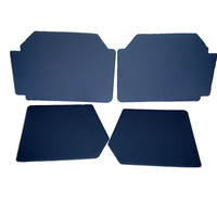 thumb-Set of 4 door panels in gray leatherette (without plastic upper part) Citroën 2CV-1