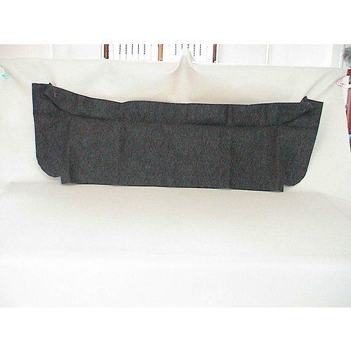  Citroën 2CV Garniture de tablette de lunette AR en étoffe noir Citroën 2CV 