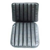 Original seat cover set for front seat in black leatherette 1 st model Citroën HY