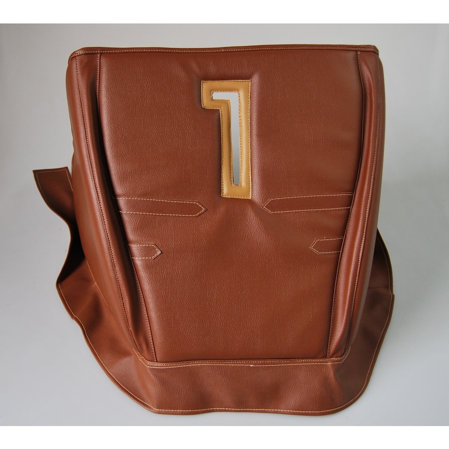 Sound proofing cover recovering the motor separation unit brown leatherette Citroën HY-1