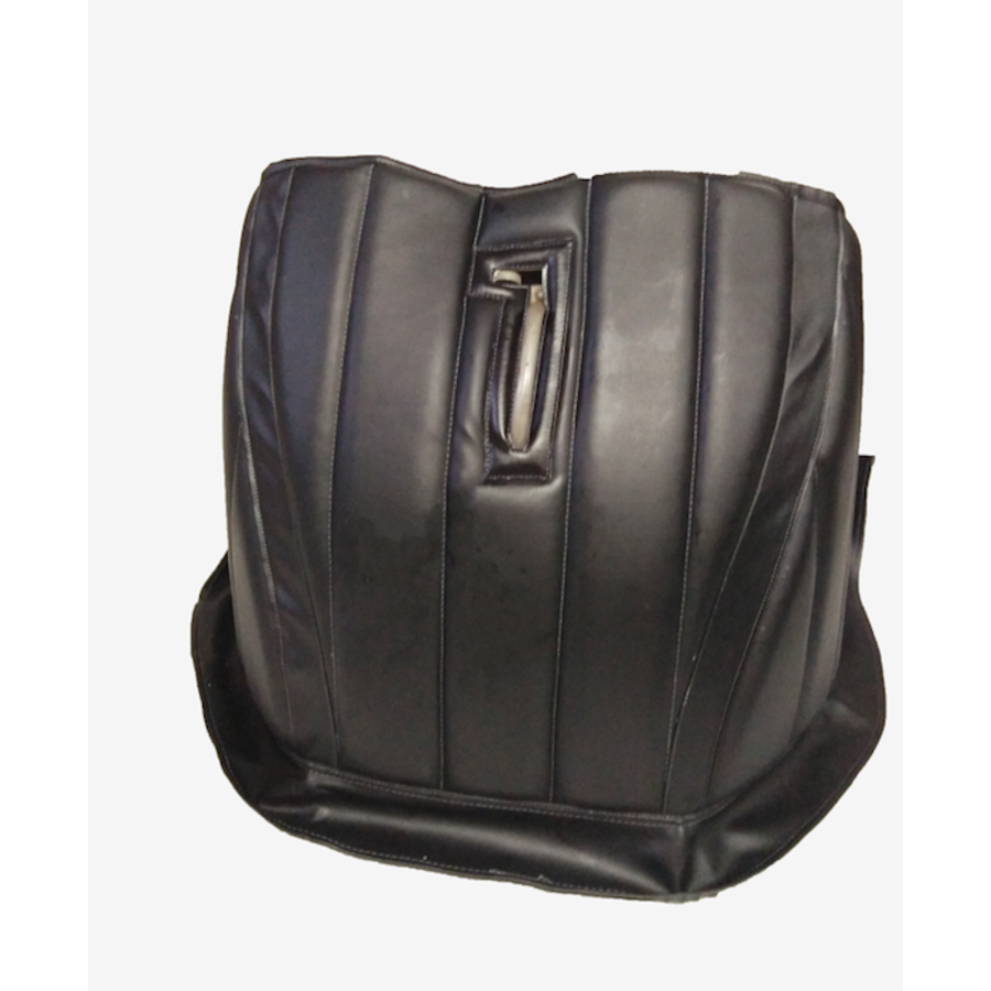 Sound proofing cover recovering the motor separation unit black leatherette row stiching Citroën HY-1