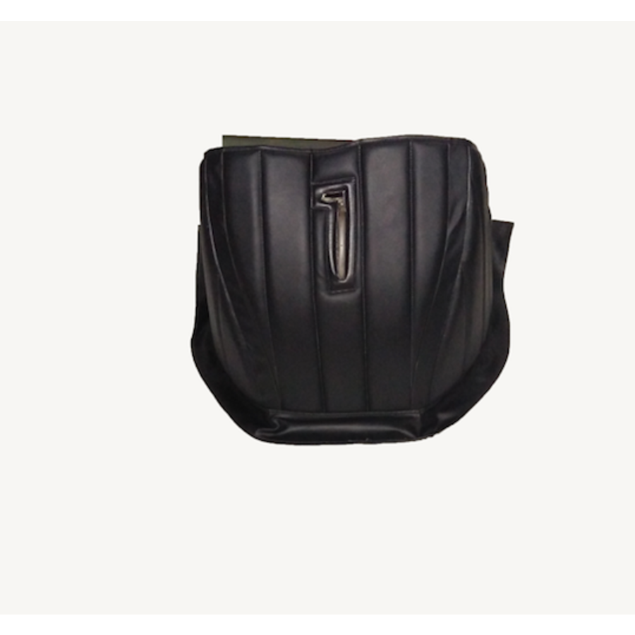 Sound proofing cover recovering the motor separation unit black leatherette row stiching Citroën HY-3