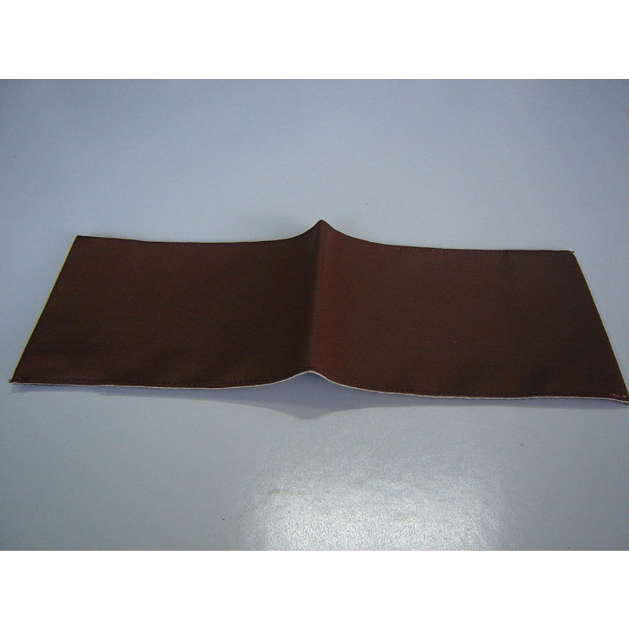 Cover made of dark brown leather for instruction manual (145 x 190) Citroën Accessoire-1