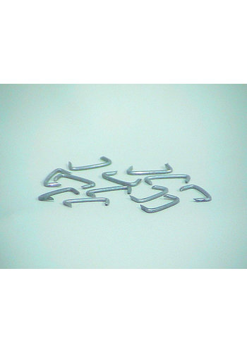  Material Clips (hog ring shape) for mounting trimming [100] 