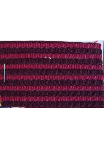  Stoff rotgestreift `bayadère` (Preis pro laufenden Meter Breite +/- 150 m)UpholsteryMaterial 