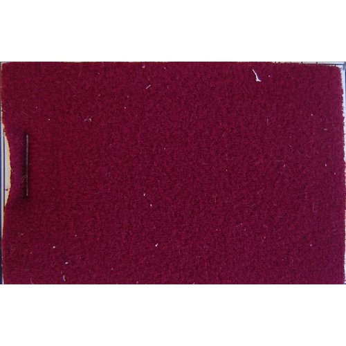  Etoffe couleur rouge + 3 mm de mousse (prix au metre largeur +/- 150 M) 