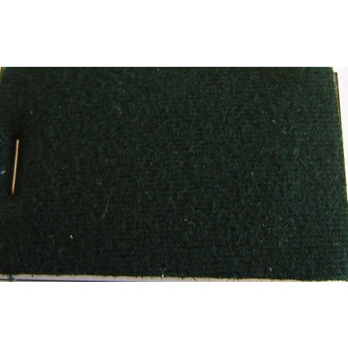  Material Green cloth + 3 mm of foam (price per meter width +/- 150 M) 