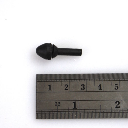  Rubber buffer height 8 mm diameter hole 5 mm 