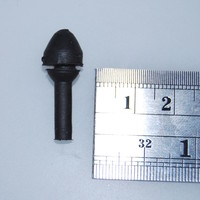 thumb-Rubber buffer height 8 mm diameter hole 5 mm-2