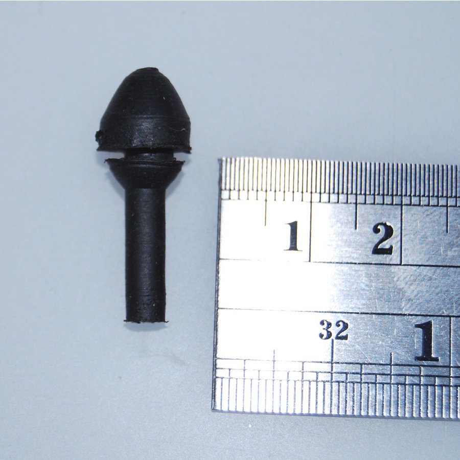 Butee en caoutchouc hauteur 8 mm diam 5 mm-2