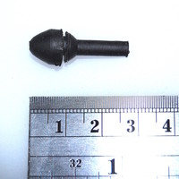 thumb-Rubber buffer height 8 mm diameter hole 5 mm-3