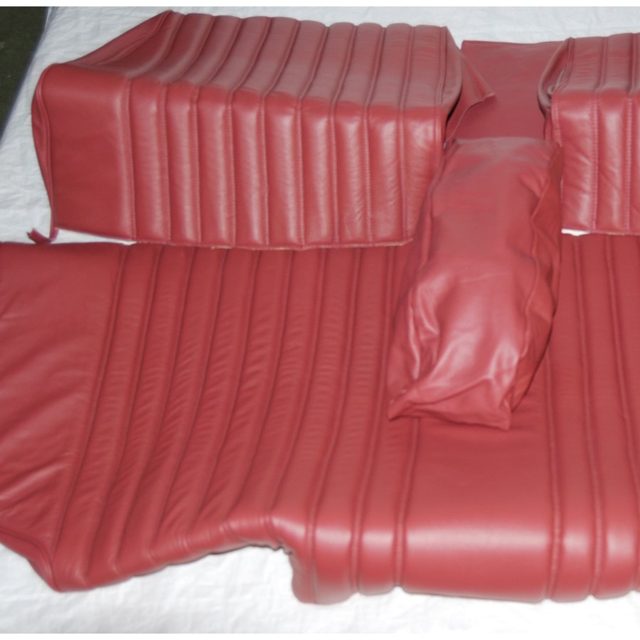 Rear bench cover red leather Citroën ID/DS-3