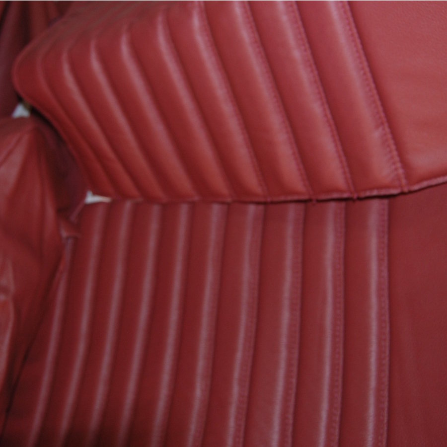 Rear bench cover red leather Citroën ID/DS-4