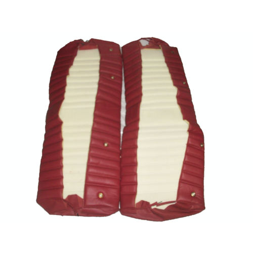  Citroën ID/DS Garniture origine banquette AR BK cuir rouge (assise 1 pièce dossier 1 pièce) Citroën ID/DS 