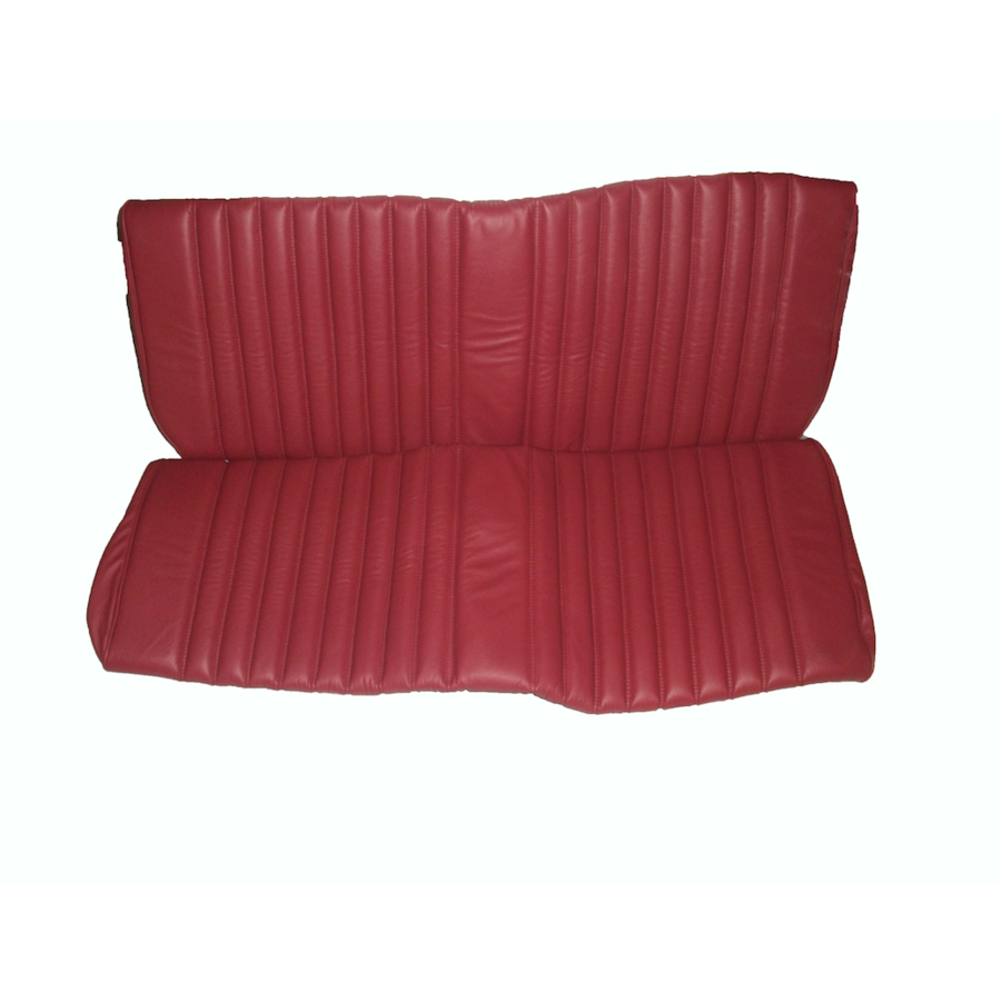 Original Sitzbezug Satz für Hinterbank Break leder-bezogen rot (Sitz 1 Teil Rückenlehne 1 Teil) Citroën ID/DS-5