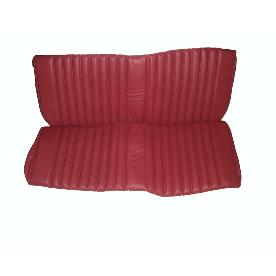 Garniture origine banquette AR BK cuir rouge (assise 1 pièce dossier 1 pièce) Citroën ID/DS-5