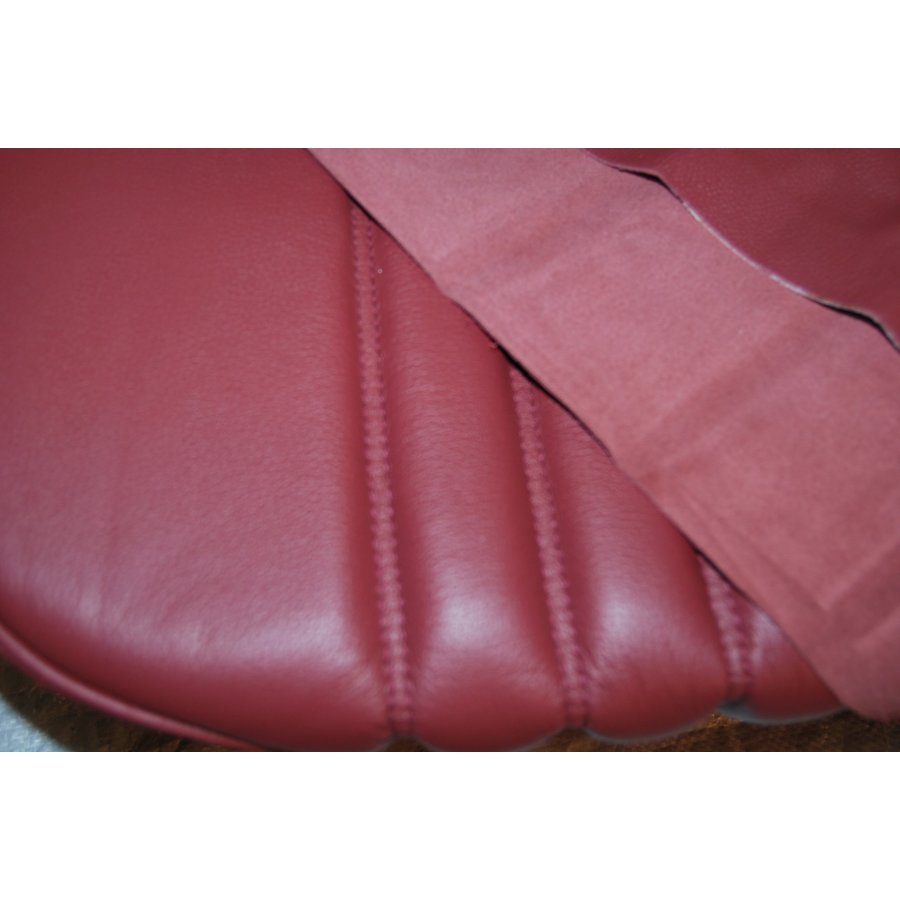 Front seat cover red leather for foam back Citroën ID/DS-2