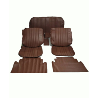 thumb-Seat cover set (2 front 1 rear) in brown leatherette Citroën ID/DS-2