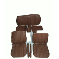 thumb-Seat cover set (2 front 1 rear) in brown leatherette Citroën ID/DS-4