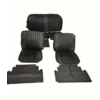 ID/DS Seat cover set (2 front 1 rear) in black leatherette Citroën ID/DS