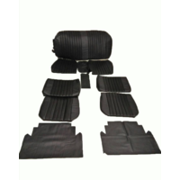 thumb-Seat cover set (2 front 1 rear) in black leatherette Citroën ID/DS-2