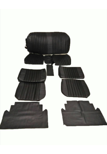  Citroën ID/DS Jeu de housse pour 1 voiture (2 sieges AV 1 banquette AR) en simili noir Citroën ID/DS 
