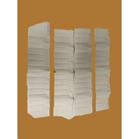 thumb-Upper door trim set [4] white leatherette (pallas) for all 4 doors Citroën ID/DS-4