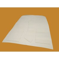 thumb-Upholstery for inside of roof white leatherette (4 pieces) Citroën ID/DS-3