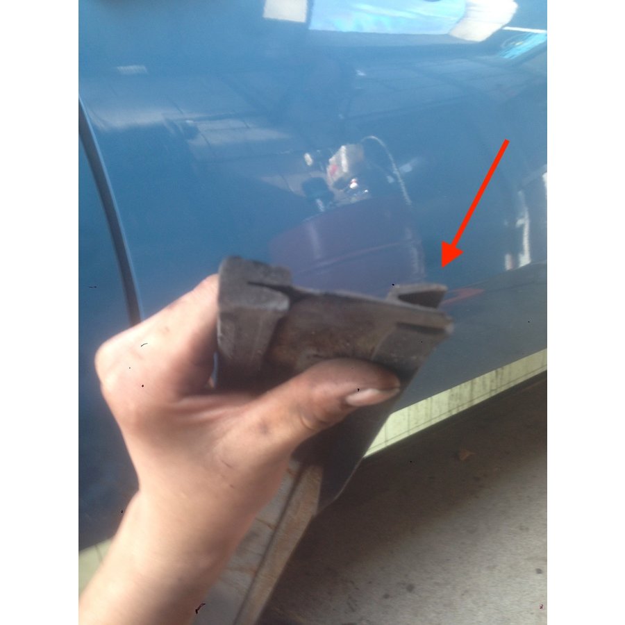 Z-rubber voor afdekplaat leidingen Citroën ID/DS-4